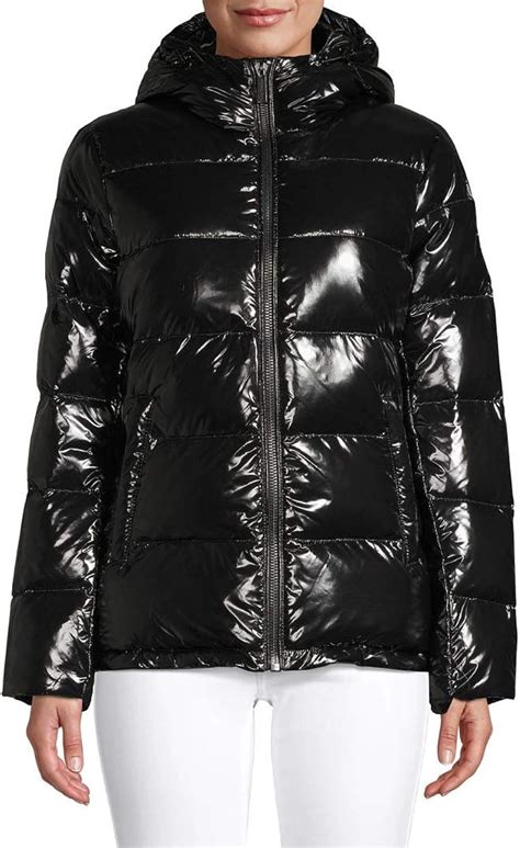 michael kors logo quilted puffer jacket|michael kors puffer jackets men's.